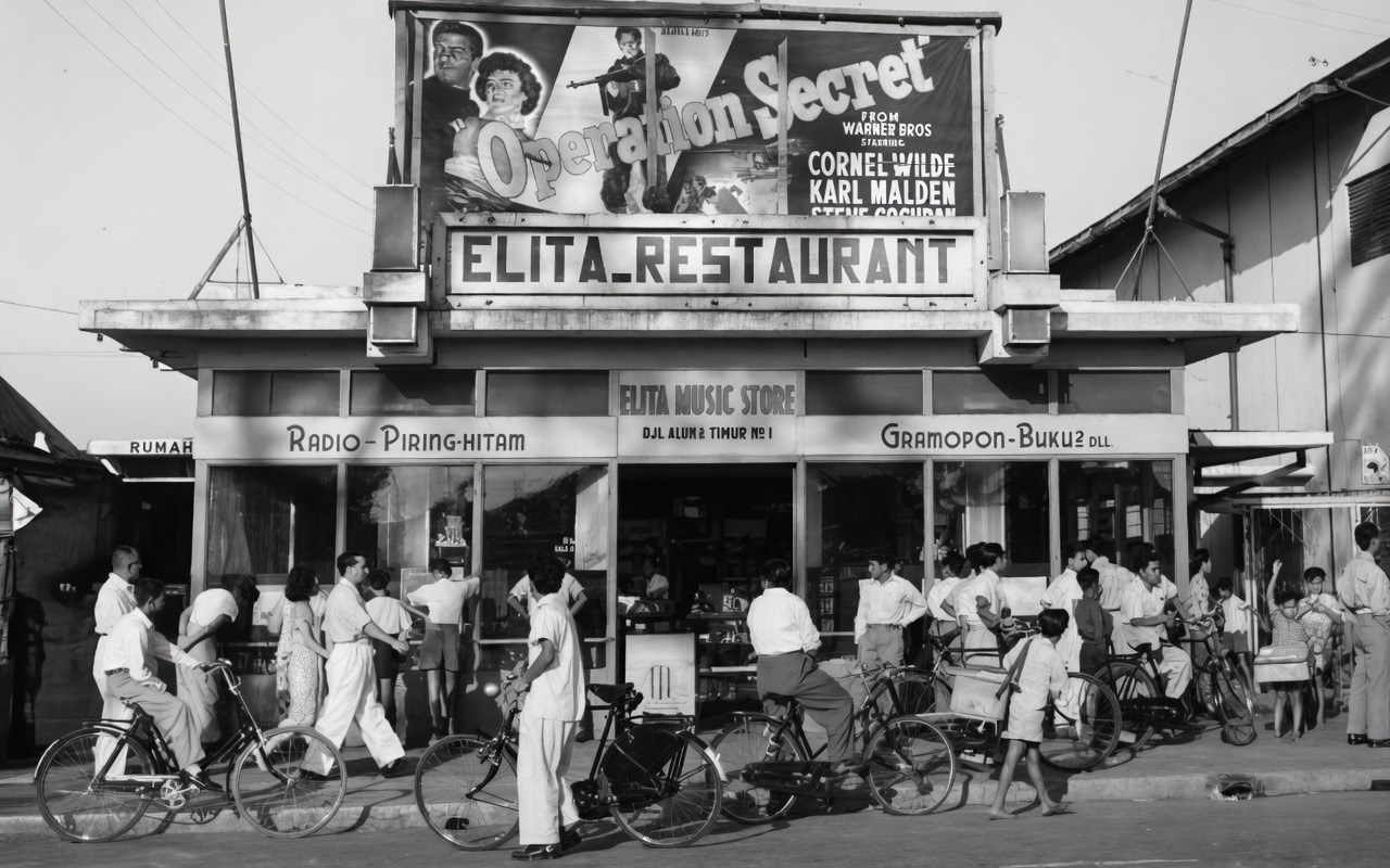 Detail arsitektur bangunan Elita