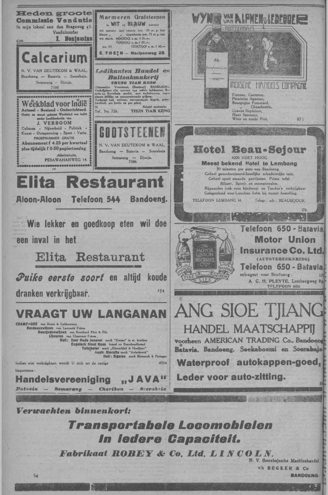 Kliping koran dengan nama Elita di Alun-Alun Oost No. 1