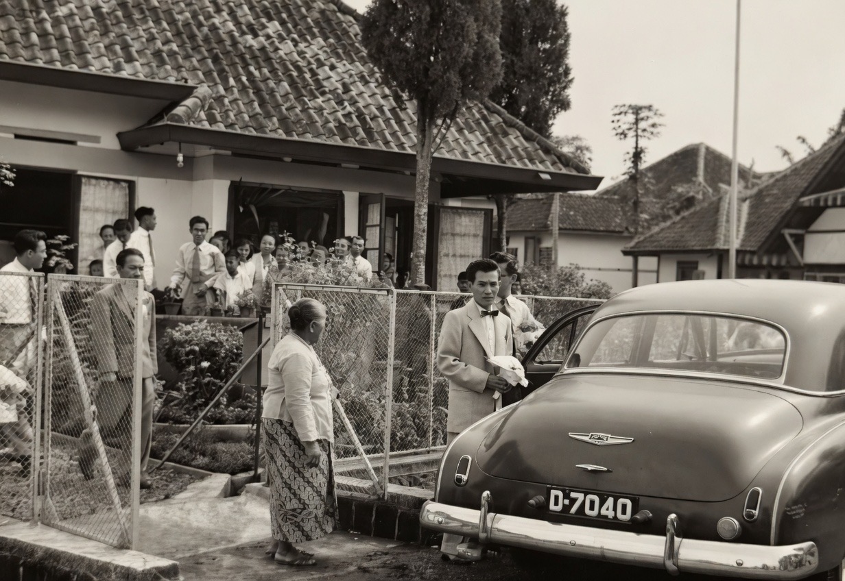 Opa Harry dan Oma Elsje di rumah keluarga