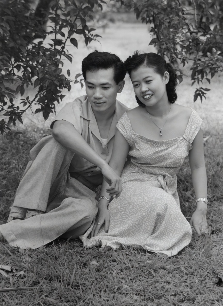 Opa Harry dan Oma Elsje bersama kawan-kawan