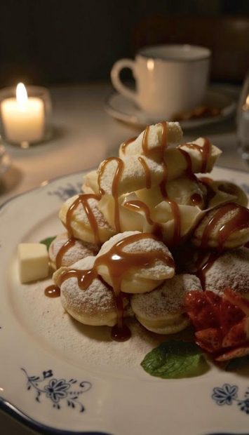 Poffertjes dari buku menu